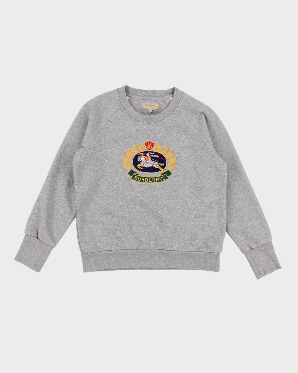 Burberry embroidered sweatshirt sales