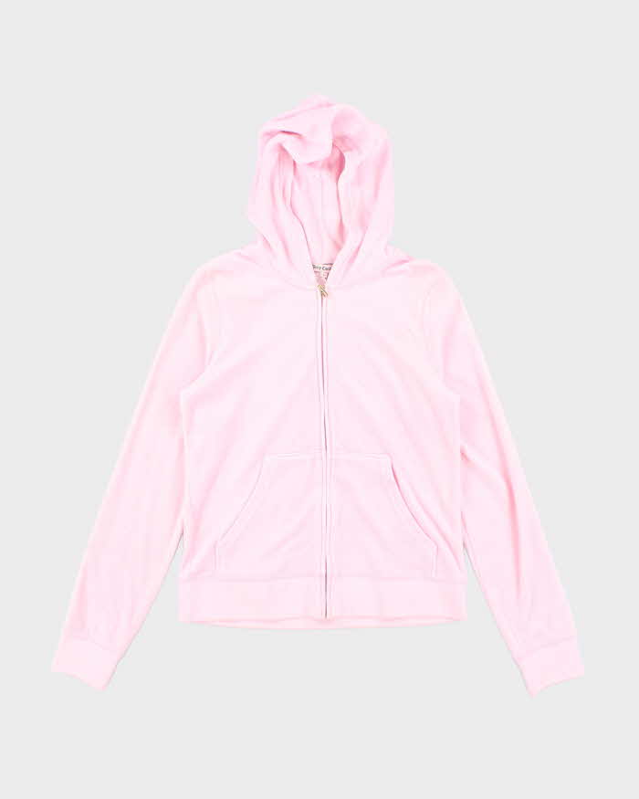 Y2k 00s Juicy Couture Zip-Up Hoodie - L – Rokit