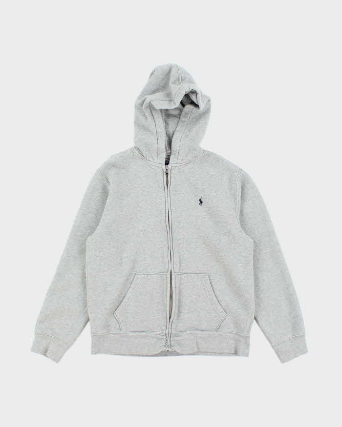 Vintage Women's Ralph Lauren Lightweight Zip Up Hoodie L