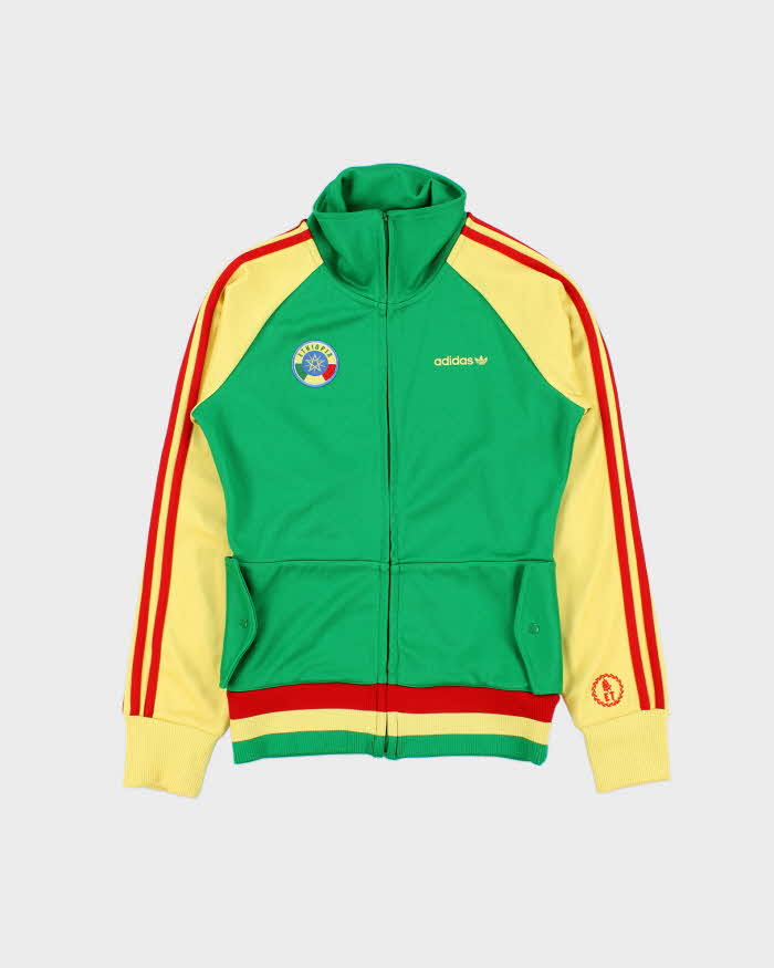 Vintage Y2K 00s Adidas Originals Ethiopia Two-Tone Zip Up Track
