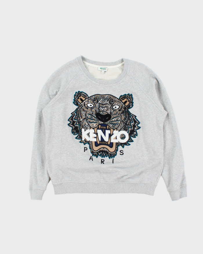Sweat-Shirt Col Rond Classique Brodé Kenzo - S – Rokit