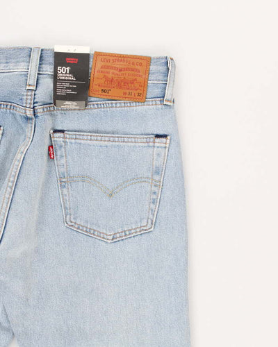 Deadstock Womens Light Blue Wash Levi's Jeans - W31 L32