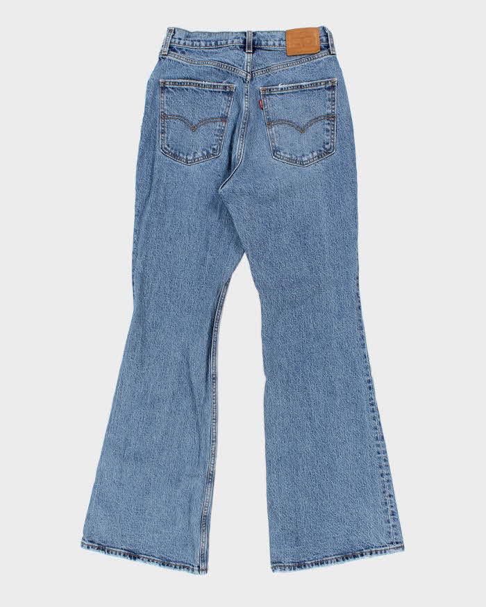 Womens Blue High waisted Boot Cut Levi's Jeans - 27
