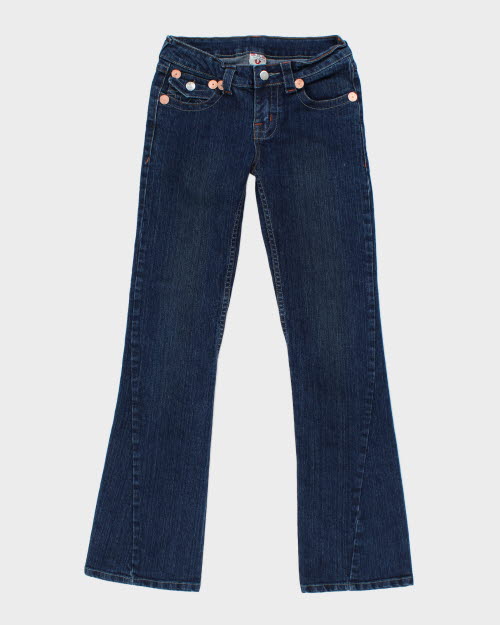Y2k 00s True Religion Embroidered Jeans - W28 L30 – Rokit