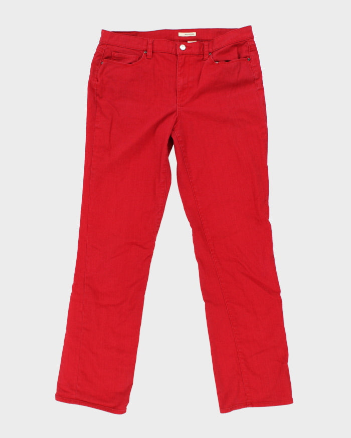 Mens red jeans uk discount