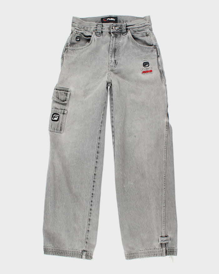 Vintage Y2K Fubu Stone Wash Relaxed Fit Jeans - W26 L29