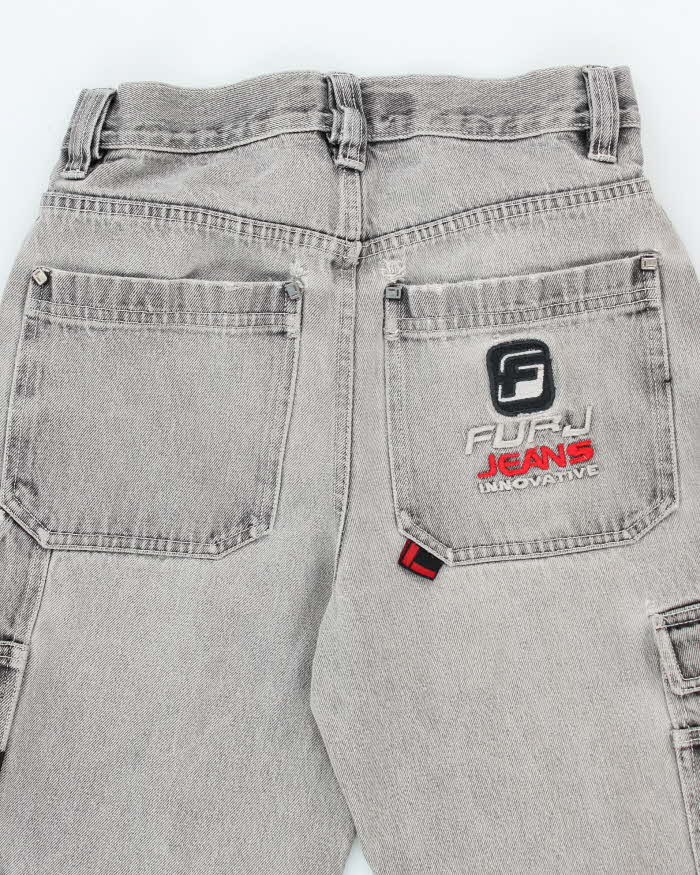 Vintage Y2K Fubu Stone Wash Relaxed Fit Jeans - W26 L29