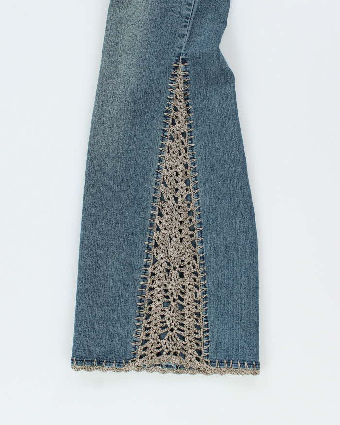 Vintage Y2k 00s Armour Crochet Detail Jeans - W34 L32
