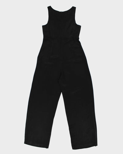 1980s Black Long Jumpsuit - S