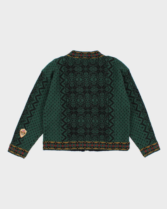 Vintage 80s Windfjord Nordic-Style Cardigan - M