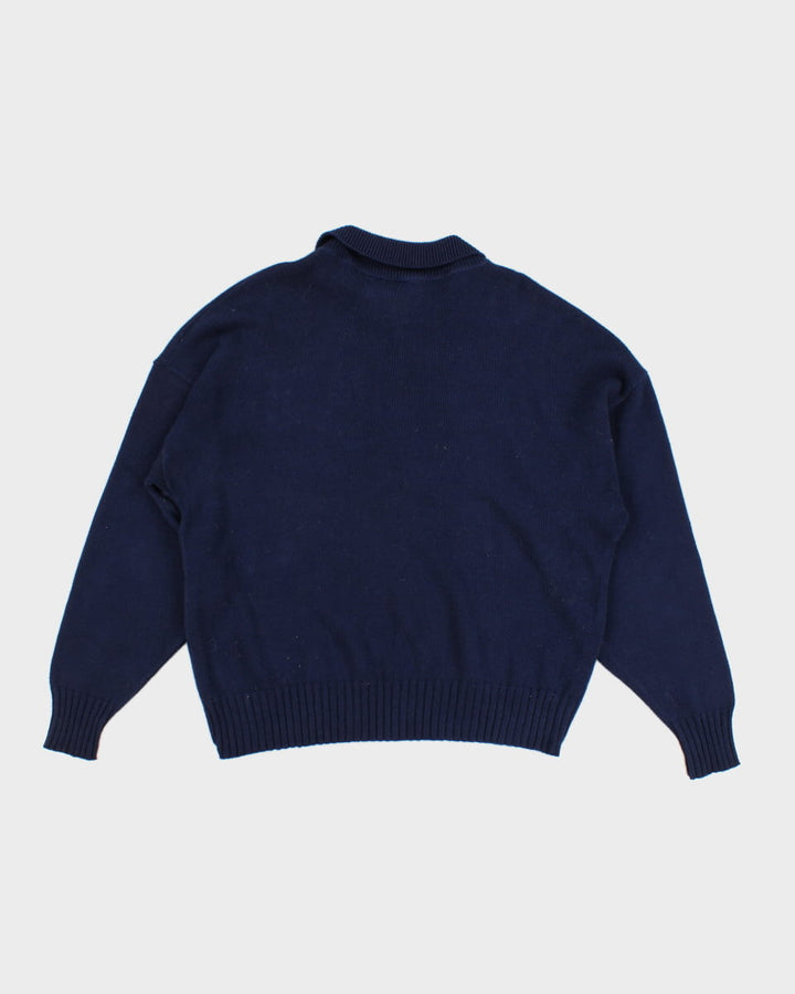 Womens Navy Oscar de la Renta Knitwear