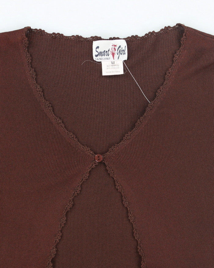Vintage Smart Girl Lightweight Cardigan - M