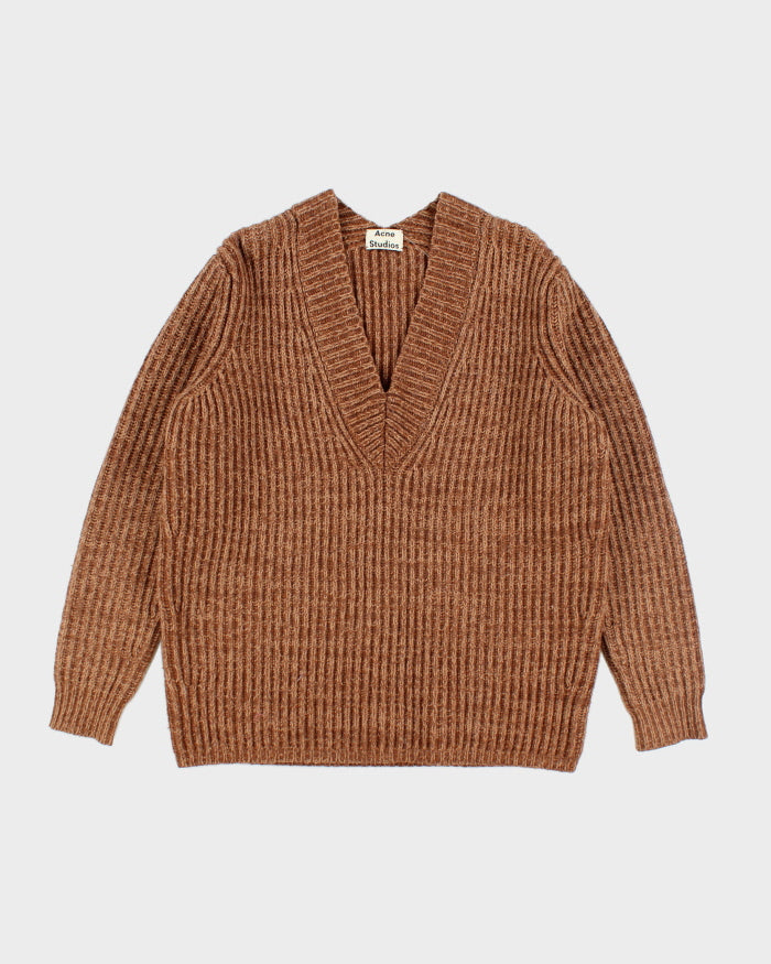 Acne Studios Brown Wool Knit Jumper - XS