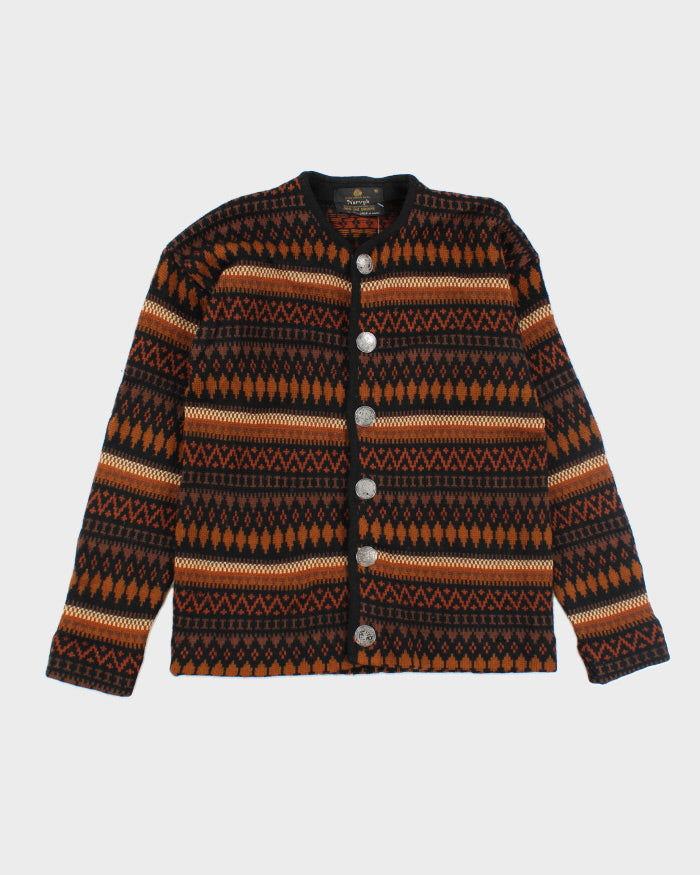Vintage Norvyk Icelandic Wool Cardigan - M