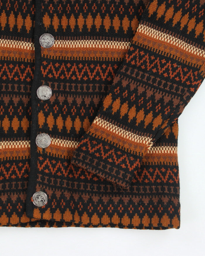 Vintage Norvyk Icelandic Wool Cardigan - M