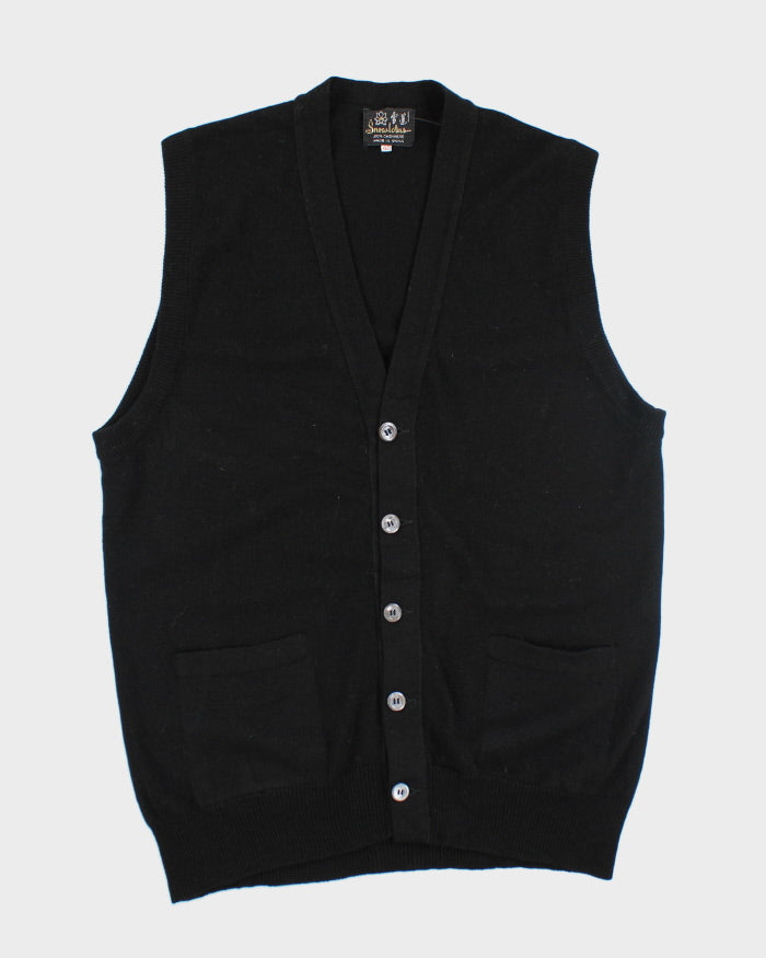 Vintage Snow Lotus Cashmere Tank Knit - M