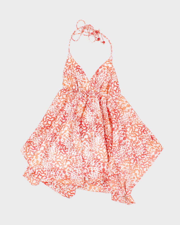 La Senza Orange Print Lingerie Camisole - M