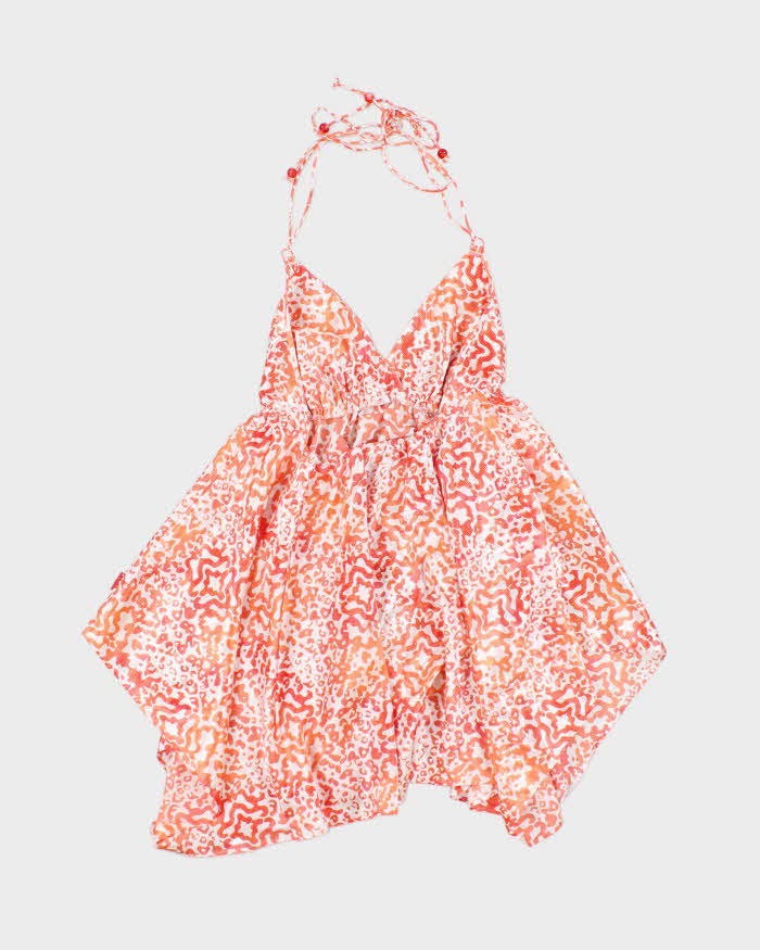 La Senza Orange Print Lingerie Camisole - M