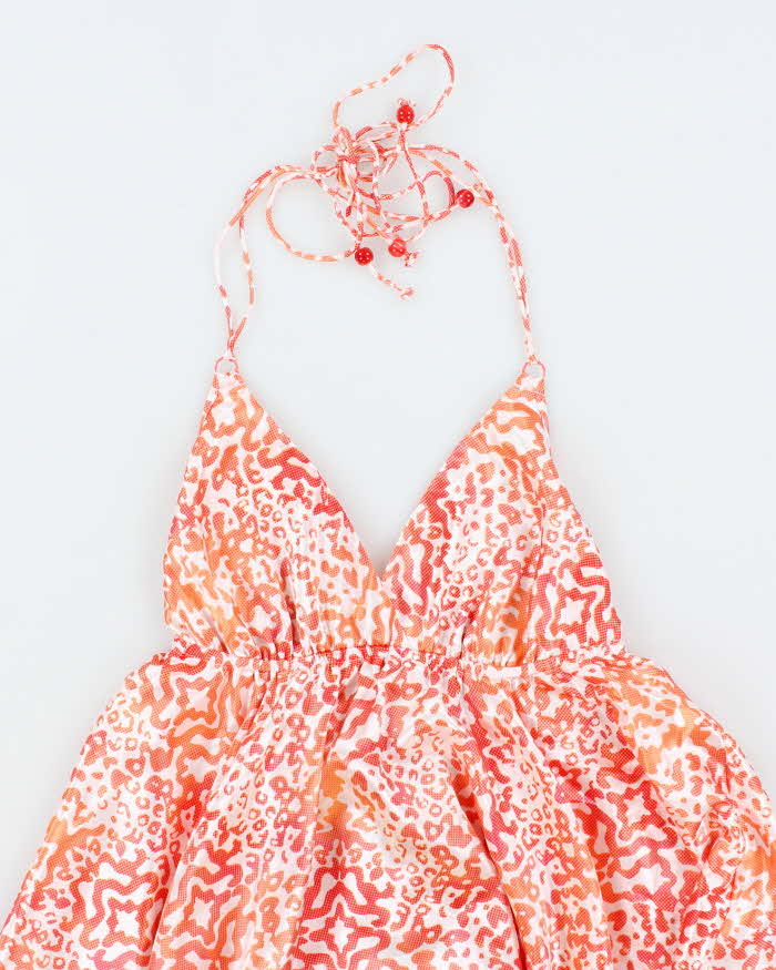 La Senza Orange Print Lingerie Camisole - M