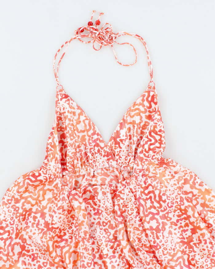 La Senza Orange Print Lingerie Camisole - M