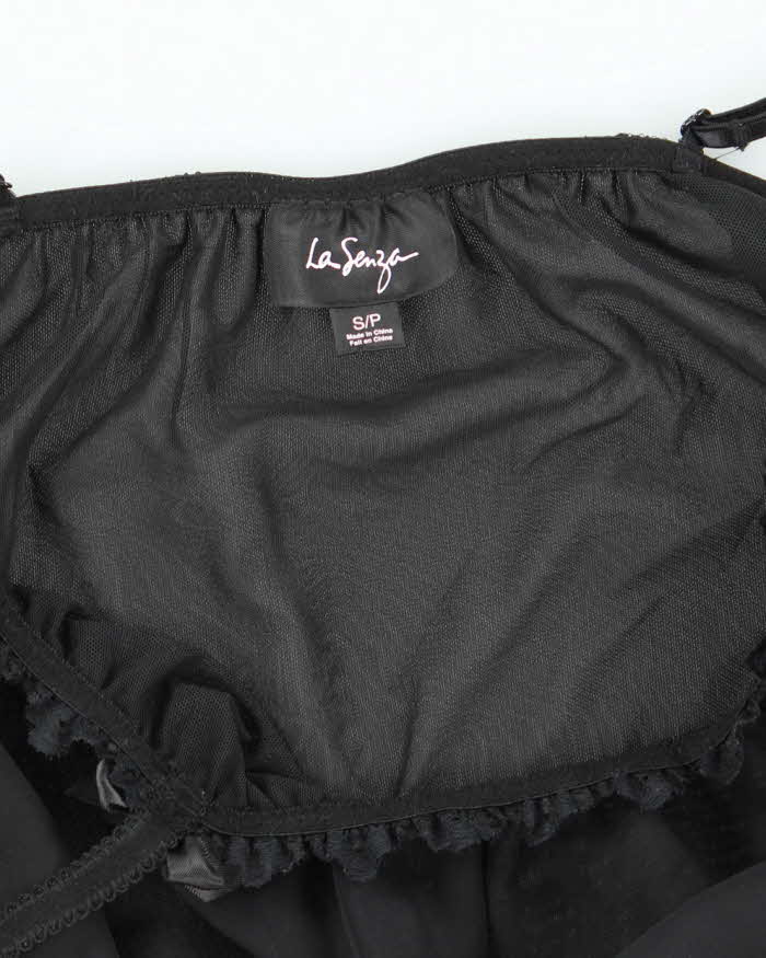 La Senza Black Sheer Babydoll Camisole - S