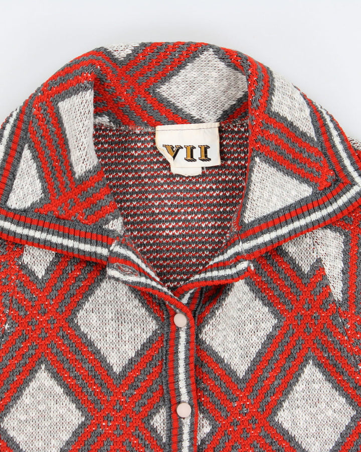 Vintage Button Up Cape Coat - M
