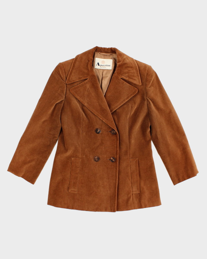 Vintage 80s Aquascutum Velvet Blazer - M