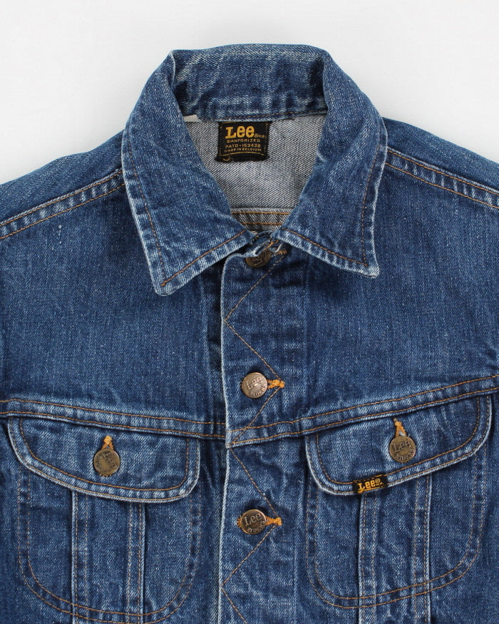 Vintage Woman's Medium Wash Lee Denim Jacket -= S
