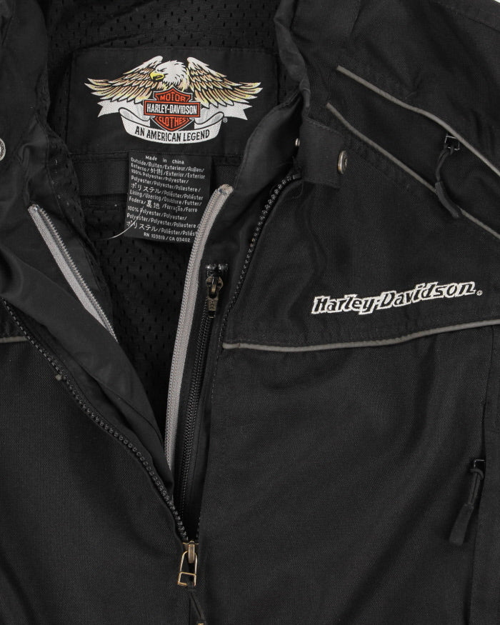 Men's Vintage Harley Davidson Biker Jacket - M