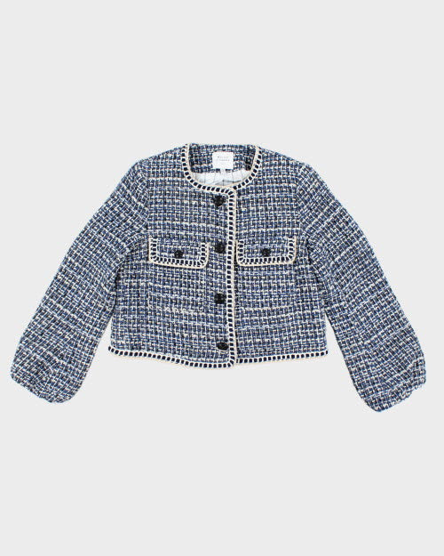 Maison D'Amelie Woven Cropped Blazer M