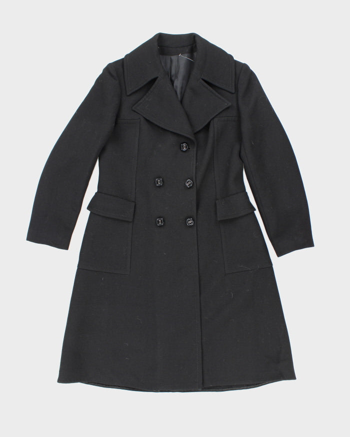 Vintage 90's Dorene Model Wool Double Breasted Overcoat - S – Rokit