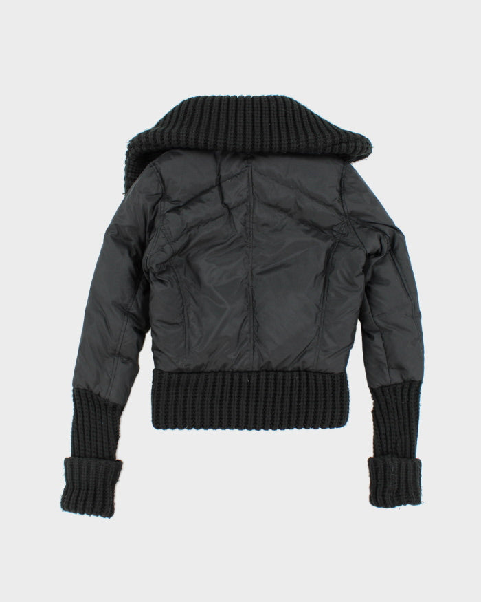 Vintage Y2K Buffalo Cropped Puffer Jacket - L