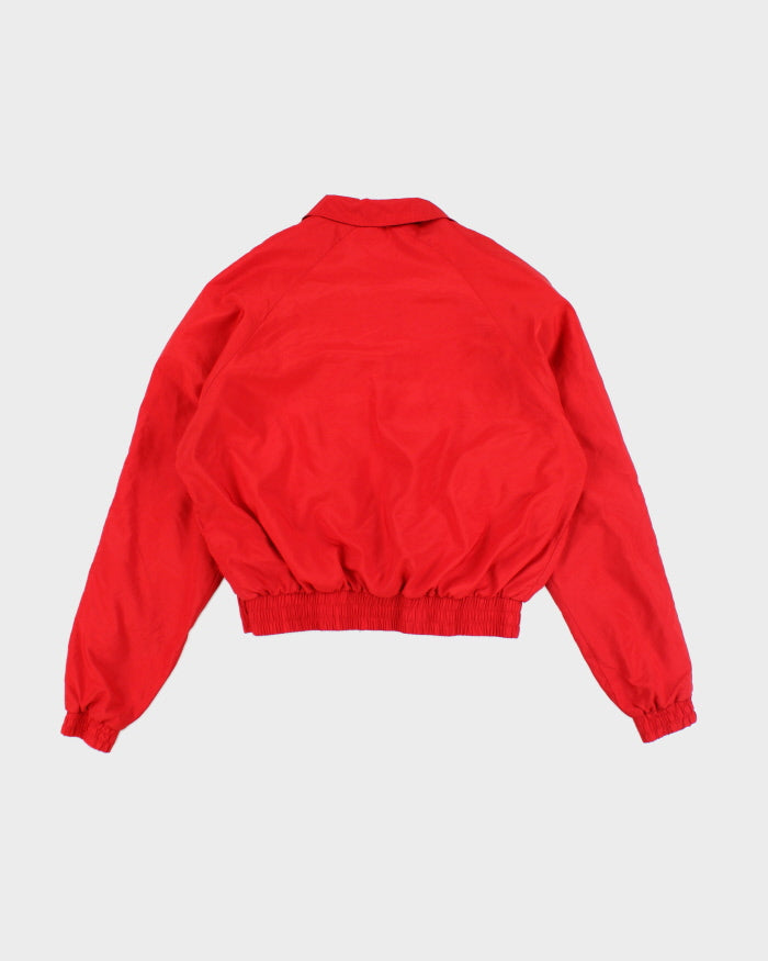 Guess Red Cropped Waterproof Jacket - S