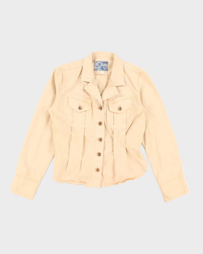 Vintage Women's Kenzo Double Breasted Denim Jacket -  XL