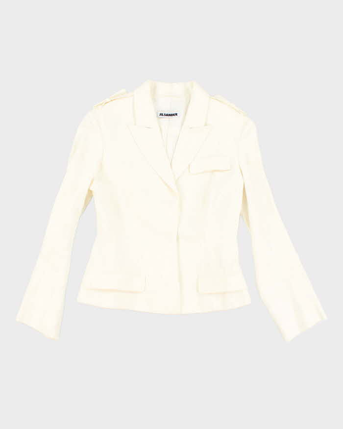 Vintage 2000's Jil Sander Double Breasted Cropped Jacket - S