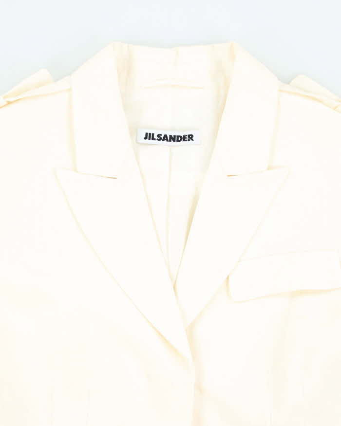 Vintage 2000's Jil Sander Double Breasted Cropped Jacket - S