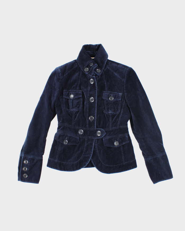 Vintage Y2k 00s Jane Norman Velvet Jacket - S