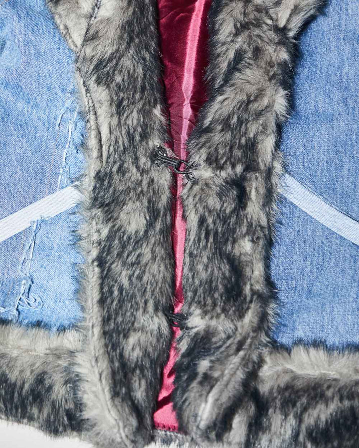 Rokit Originals Phoebe Patchwork Denim Jacket - S/M