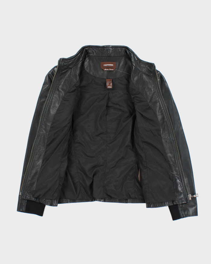 Vintage Y2K Danier Women's Slim Fit Leather Biker Jacket - XS