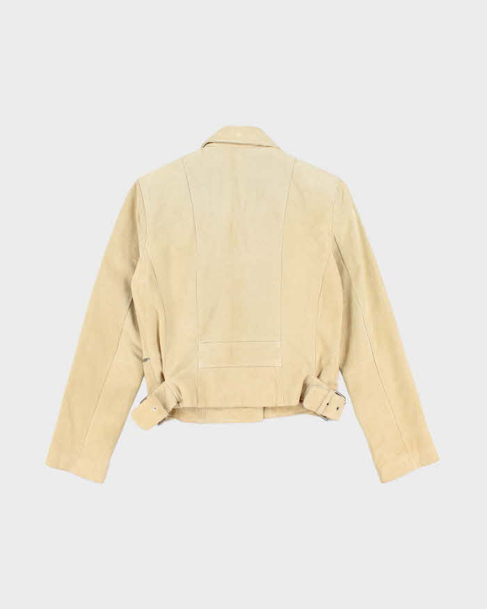 Vintage Y2k 00s Smartset Suede Biker Jacket - S