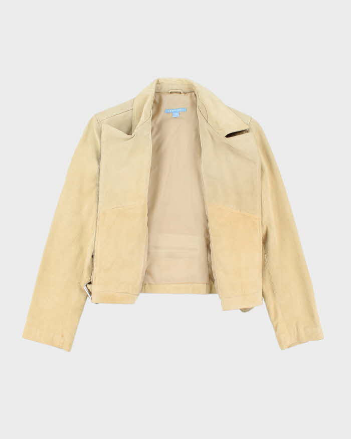 Vintage Y2k 00s Smartset Suede Biker Jacket - S
