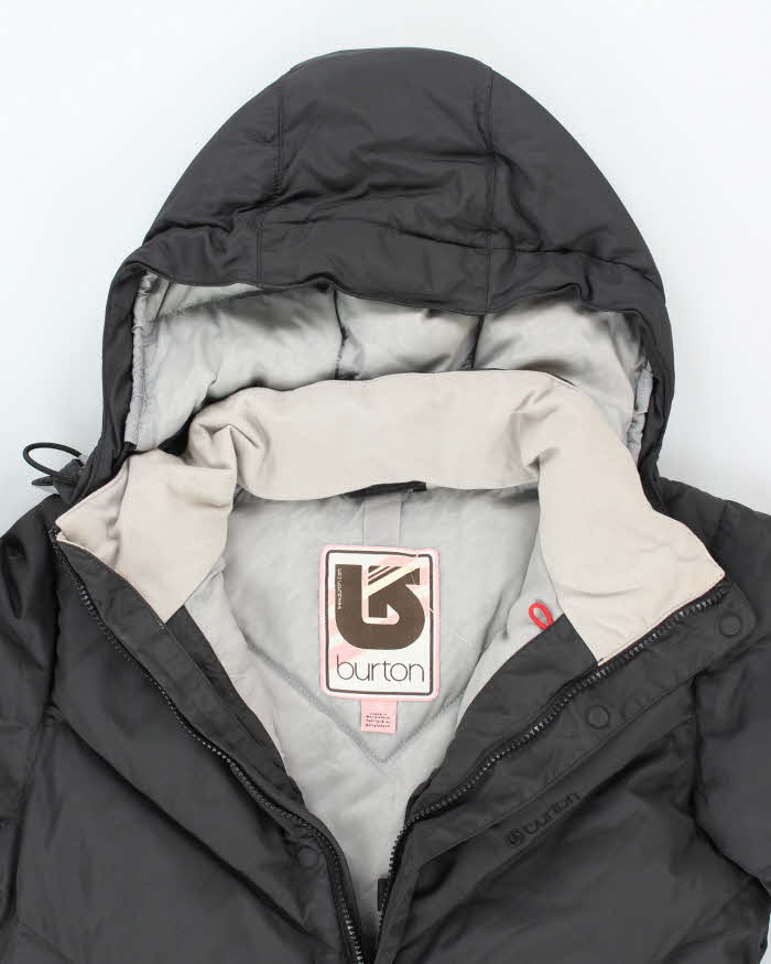 Vintage 2000's Burton Snowboards Long Hooded Puffer Jacket - S