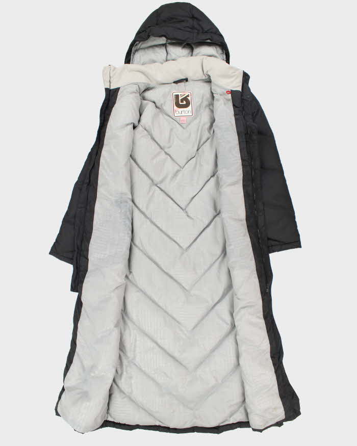 Vintage 2000's Burton Snowboards Long Hooded Puffer Jacket - S