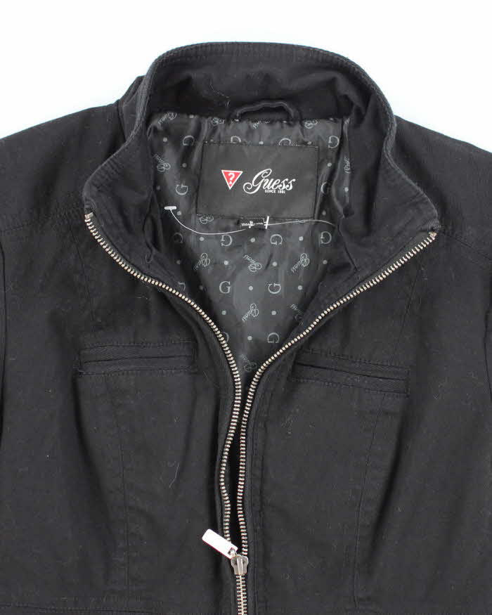 Vintage Y2k 00s Guess Black Jacket - S