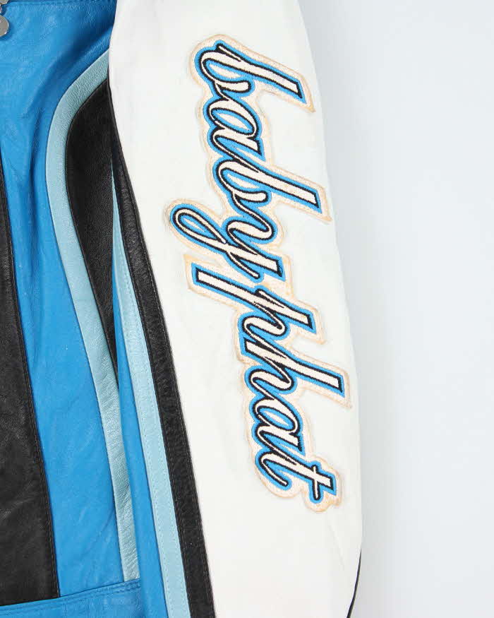 Vintage Y2k 00s Baby Phat Motorcycle Leather Jacket - M