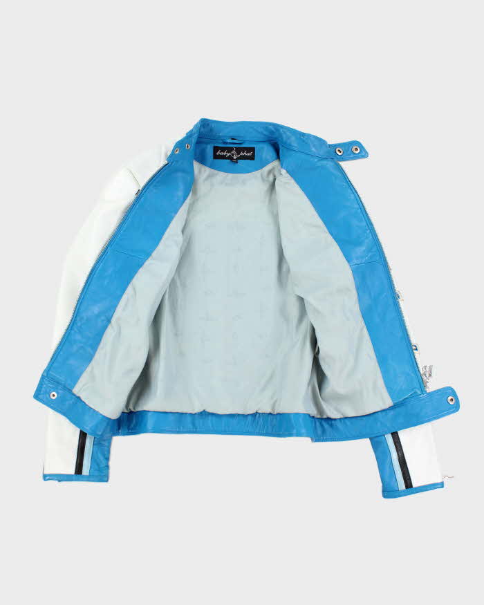 Vintage Y2k 00s Baby Phat Motorcycle Leather Jacket - M