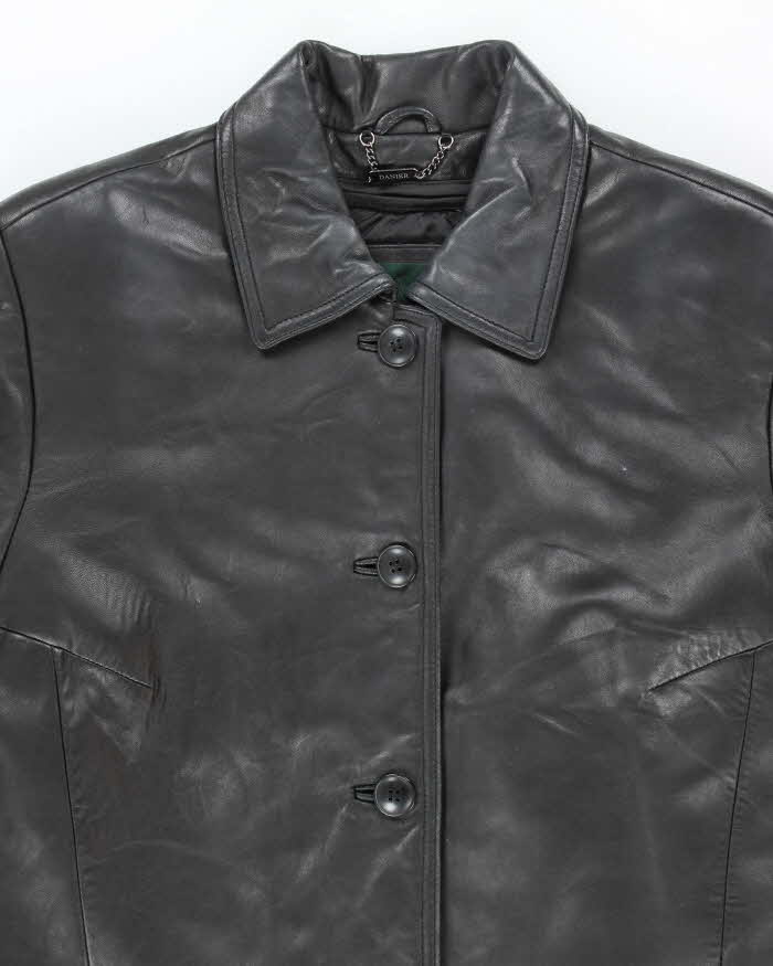 Vintage Danier Long Leather Jacket - XL