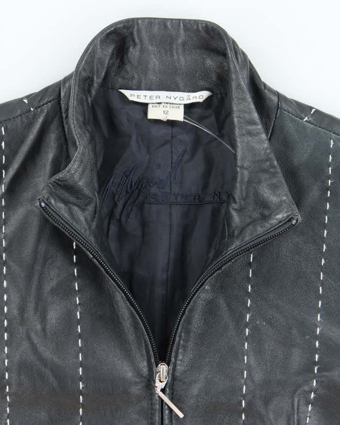 Vintage 90s Peter Nygard Lightweight Leather Jacket - L