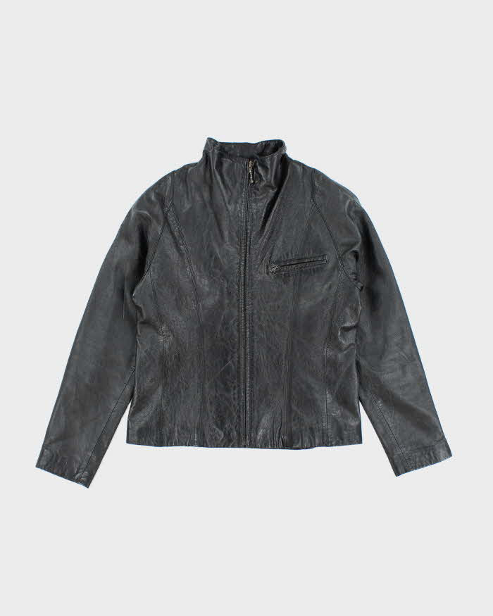 Vintage Y2k 00s Pierre Cardin Leather Jacket - S – Rokit