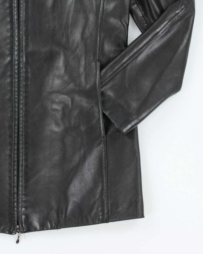 Vintage Danier Long Leather Jacket - L